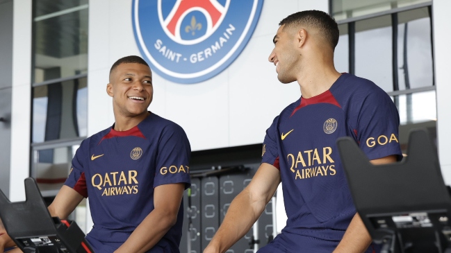 Kylian Mbappé se sumó a los entrenamientos de PSG