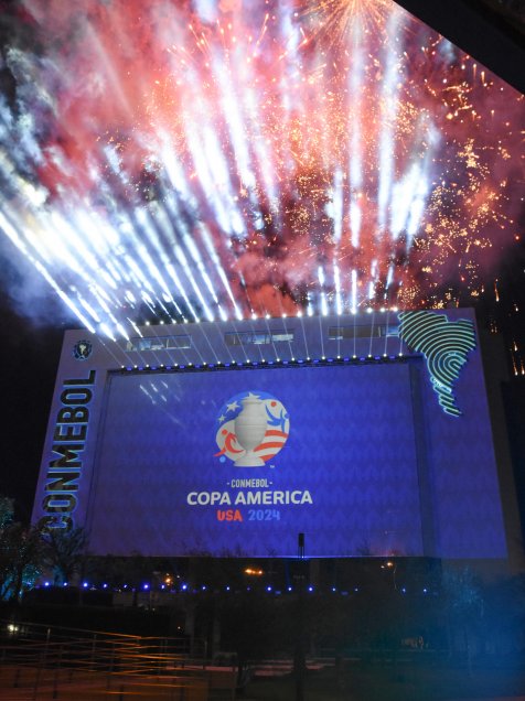 Así fue el lanzamiento del logotipo de la Copa América de Estados Unidos 2024