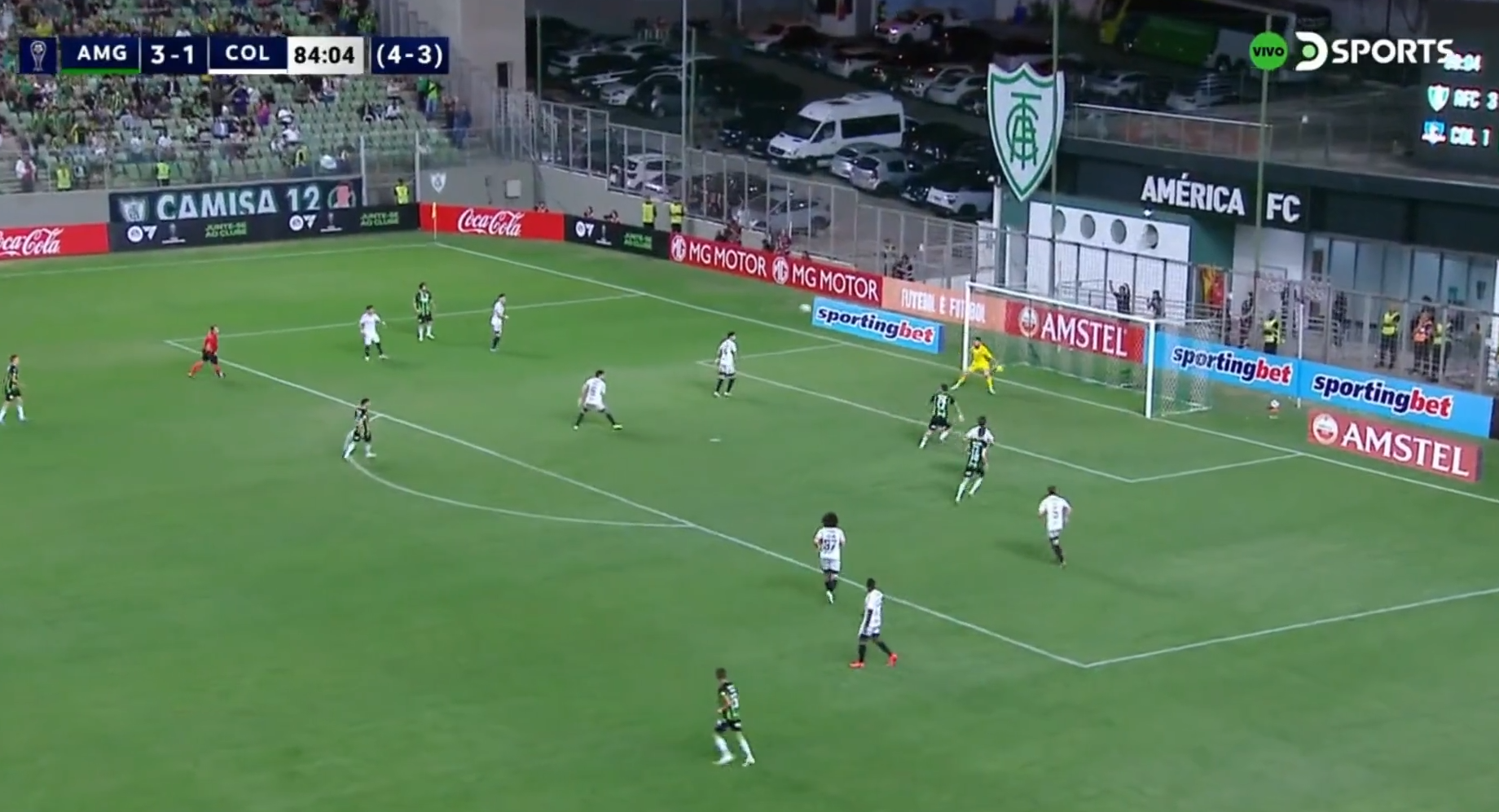 [VIDEO] Mastriani repitió para América-MG y apagó las ilusiones de Colo Colo