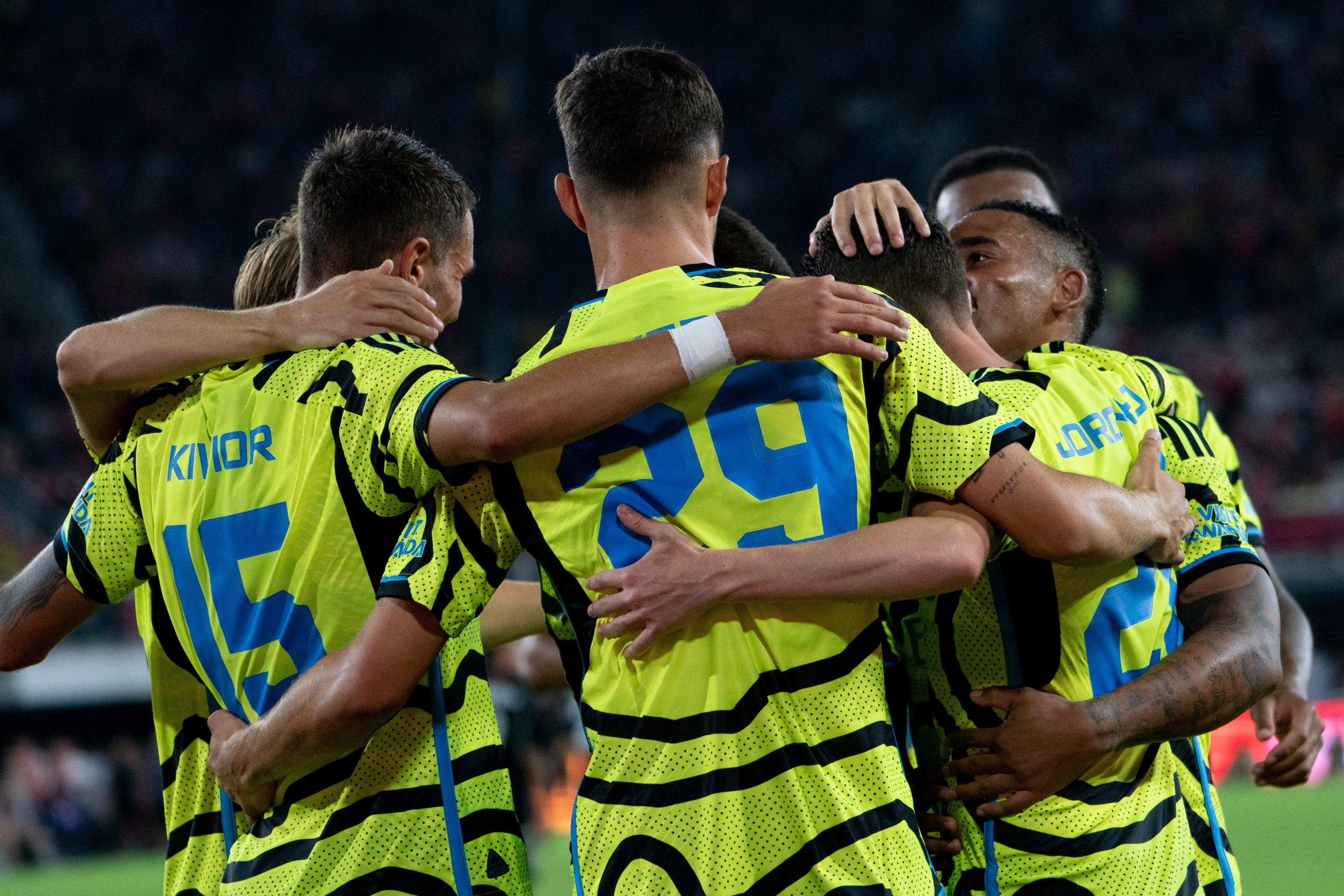 Arsenal vapuleó con goleada a las estrellas de la MLS en Estados Unidos