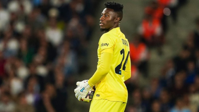 El portero André Onana fichó por Manchester United