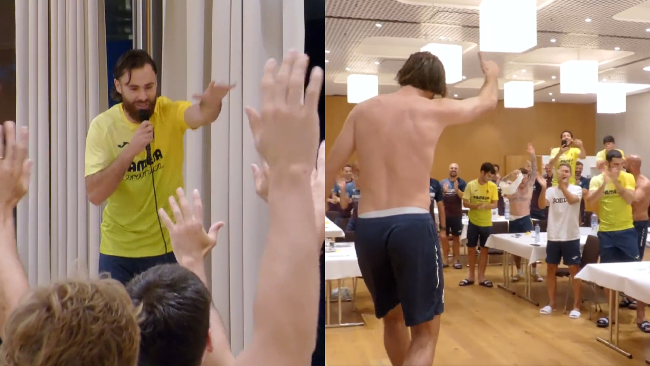 Ben Brereton causó furor cantando “Sweet Caroline” en su “bautizo” con Villarreal