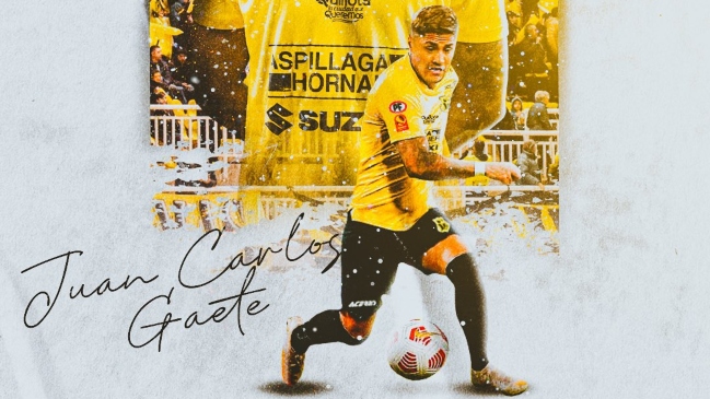 Juan Carlos Gaete fue oficializado como refuerzo de San Luis
