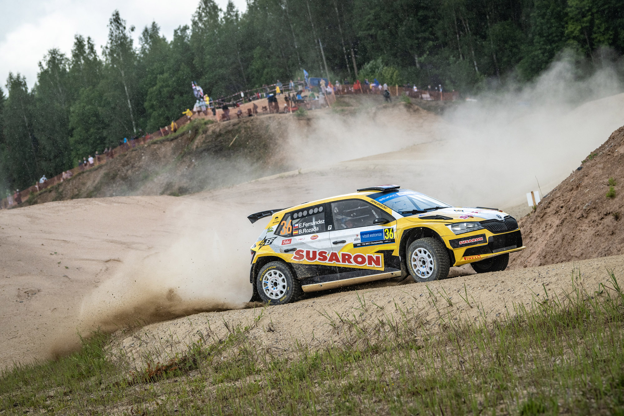 Emilio Fernández terminó en el Top 10 tras la primera etapa del Rally de Estonia