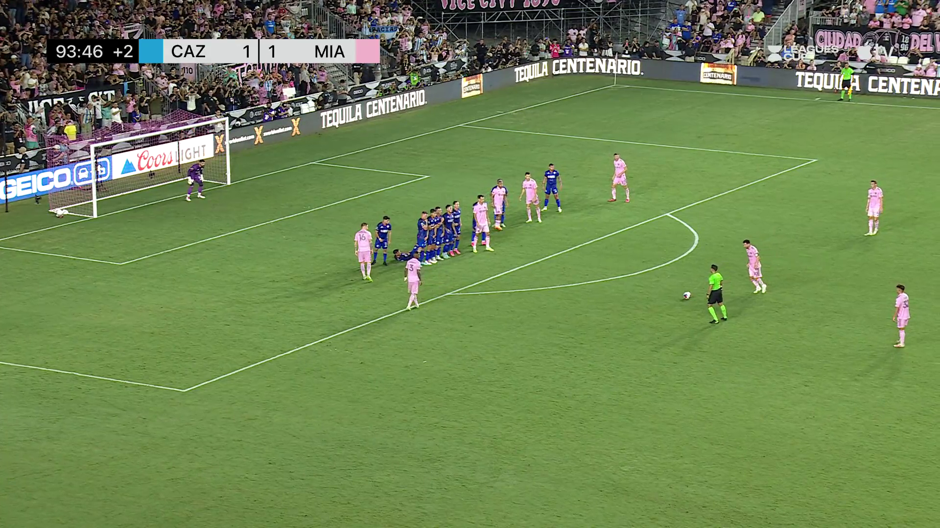 ¡Notable! Lionel Messi anotó golazo de tiro libre y dio triunfo a Inter Miami sobre Cruz Azul