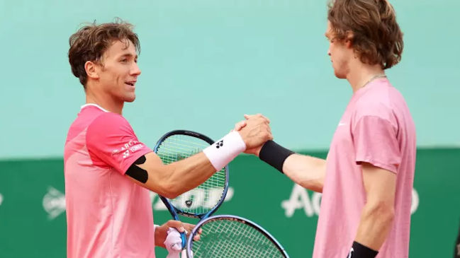 Andrey Rublev y Casper Ruud se citaron en la gran final del ATP de Bastad