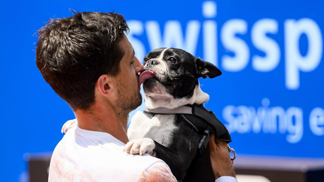 [VIDEO] El tierno festejo de Pedro Cachín con su perro tras ganar el ATP de Gstaad