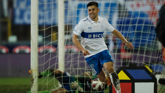 Alexander Aravena marcó el gol que determinó la victoria de la UC ante Coquimbo
