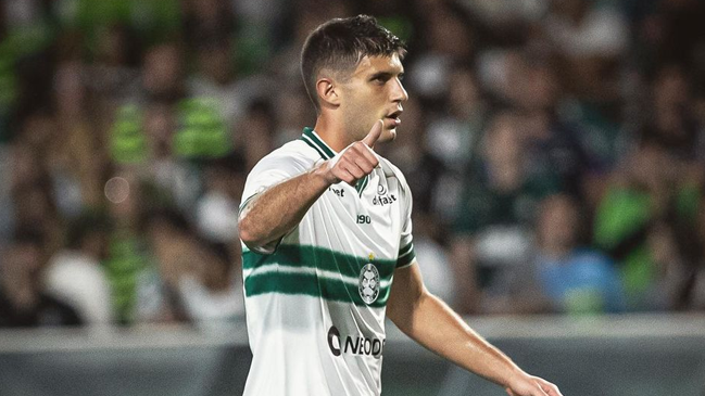 Benjamín Kuscevic fue figura en el valioso triunfo de Coritiba sobre Fluminense