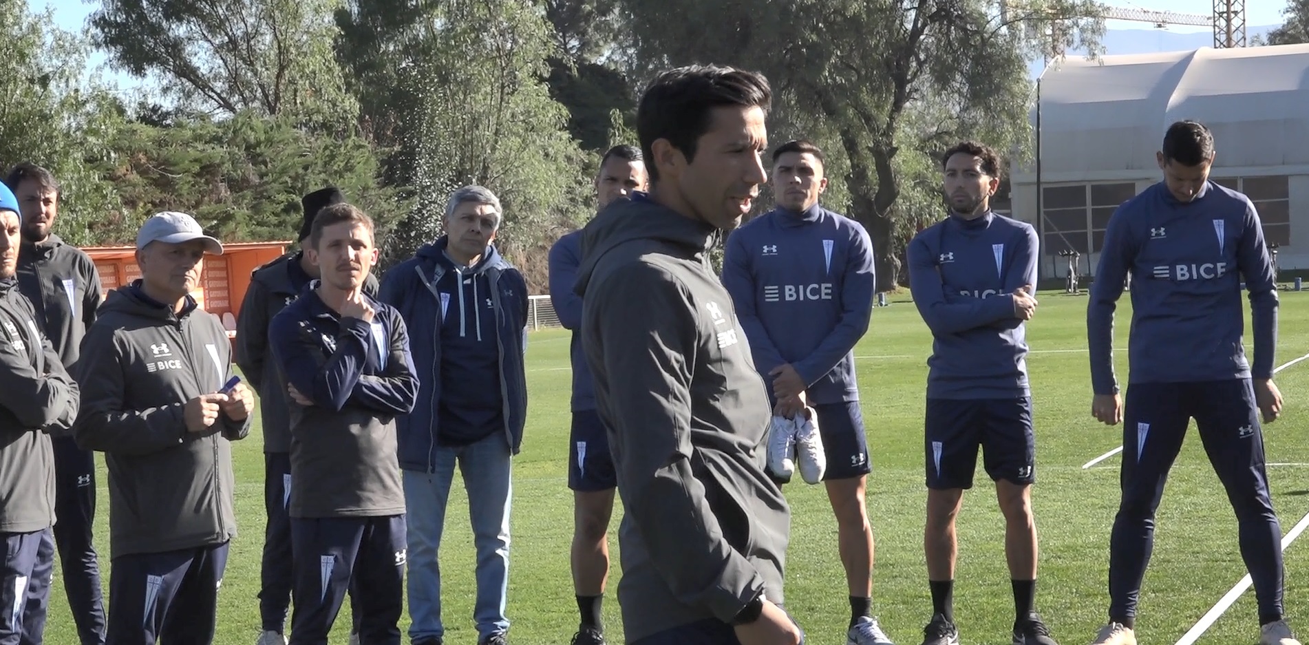 Así fue el primer entrenamiento de Nicolás Núñez como director técnico de Universidad Católica