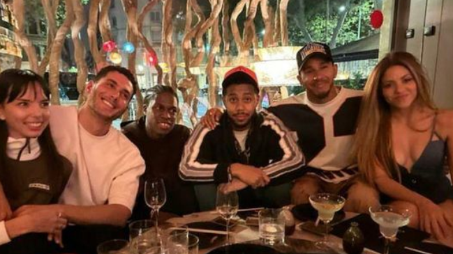Aseguran que Lewis Hamilton y Shakira tuvieron íntimo encuentro en Ibiza