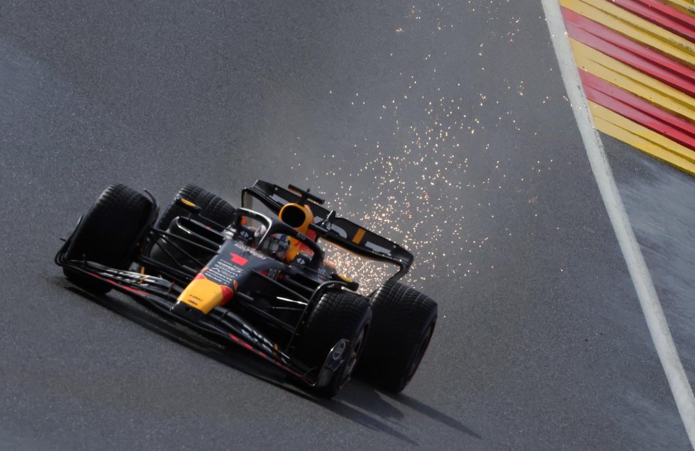 Verstappen fue el mejor de todos en el lluvioso sprint del Gran Premio de Bélgica