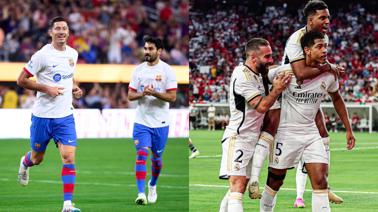 Barcelona y Real Madrid juegan el clásico en su gira de pretemporada en Estados Unidos