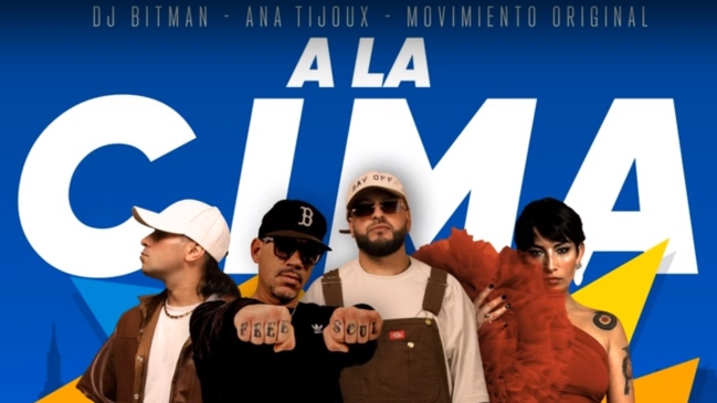 “A la cima” de Anita Tijoux, Movimiento Original y DJ Bitman es el himno oficial de Santiago 2023
