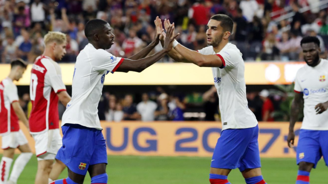 Dembélé viaja con FC Barcelona a Las Vegas a la espera de su fichaje en PSG