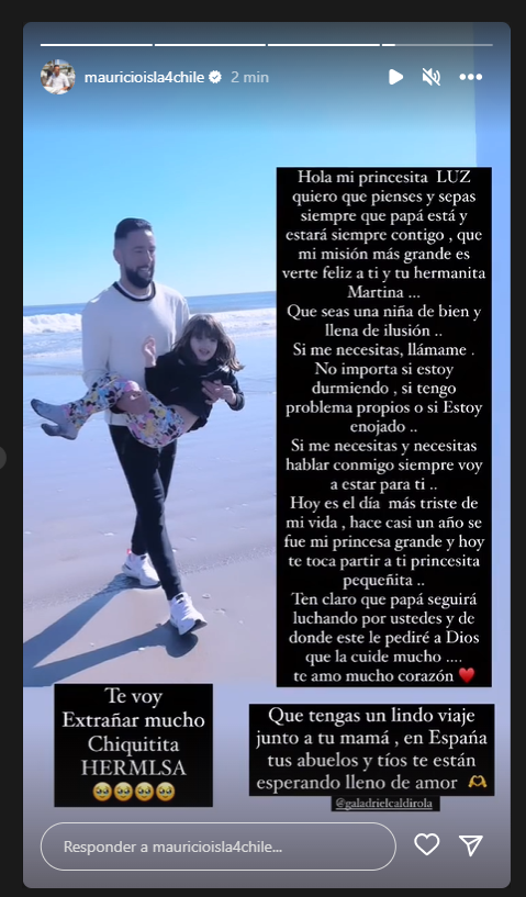 La triste despedida de Mauricio Isla