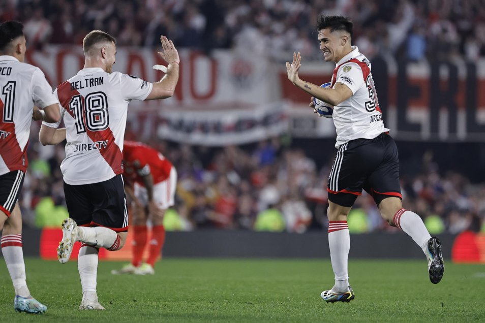 River Plate de Paulo Díaz derribó a Inter de Aránguiz de la mano de un inspirado Pablo Solari
