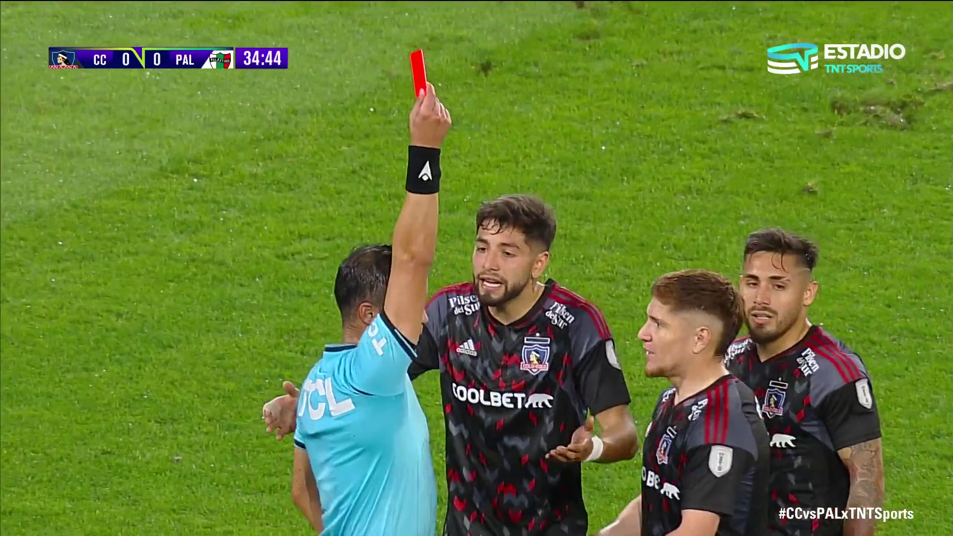 ¿Merecida? La expulsión de Jeyson Rojas ante Palestino en la Copa Chile