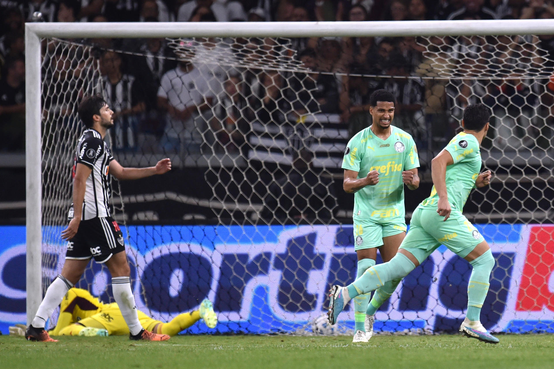 Palmeiras dio el primer golpe a Atlético Mineiro en los octavos de la Libertadores