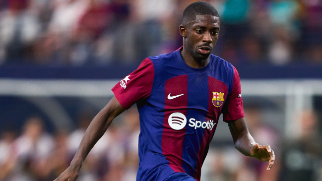 Ousmane Dembelé viajó a París para firmar su contrato con París Saint-Germain