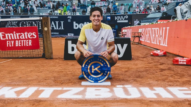 Sebastián Báez conquistó su tercer título ATP tras vencer a domicilio a Thiem en Kitzbühel