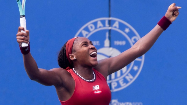 Coco Gauff celebró su título más importante en Washington