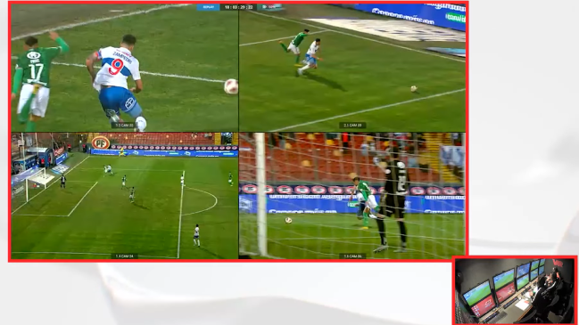 VAR confirmó falta contra Zampedri por “acción imprudente” de Esteban Matus