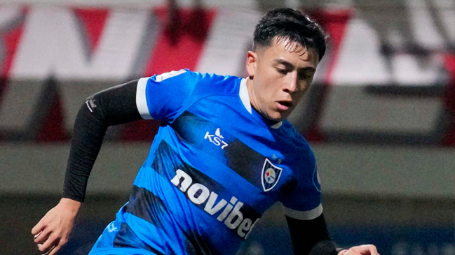 Joaquín Gutiérrez fue liberado del microciclo de La Roja Sub 23 por una lesión muscular