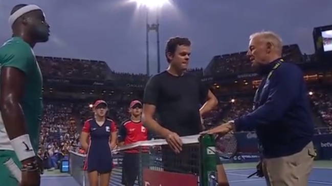 Discutido punto entre Raonic y Tiafoe destapó una regla poco conocida del tenis