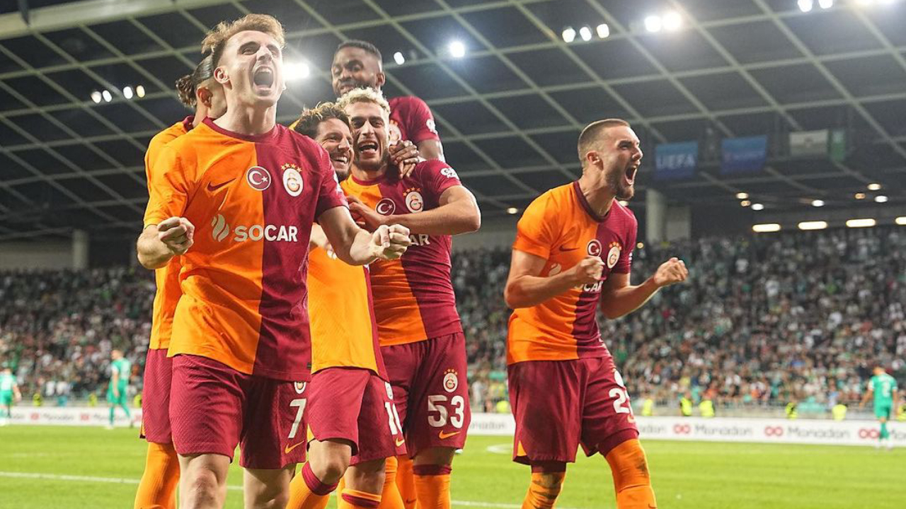 Galatasaray goleó a Olimpija de Eslovenia y tomó gran ventaja en la fase previa de la Champions