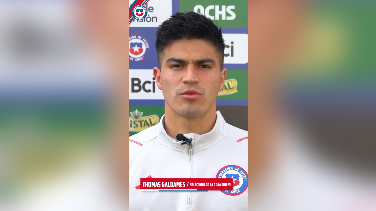 Thomas Galdames y el microciclo con La Roja: Es un sueño vestir esta camiseta