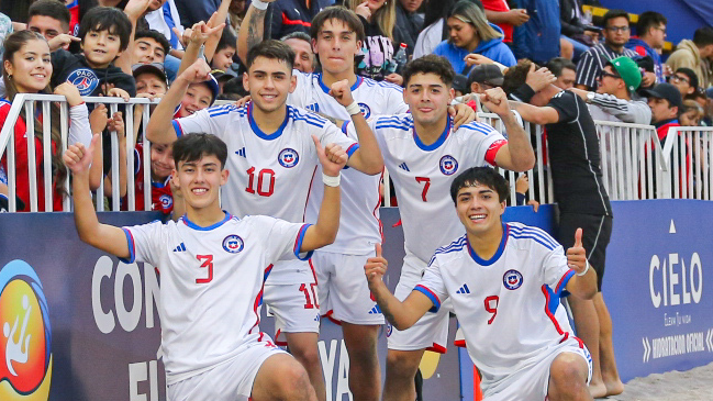 Fútbol Playa: La Roja se metió a las semis del Sudamericano Sub 20 con una goleada a Ecuador