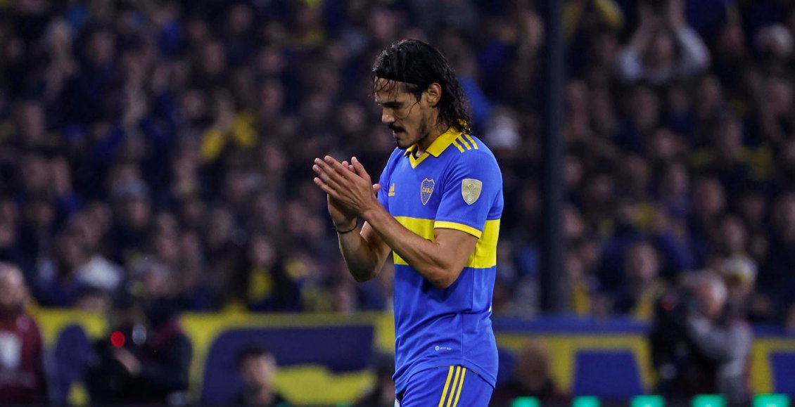 Edinson Cavani debutó en Boca Juniors en el triunfo ante Nacional en la Copa Libertadores