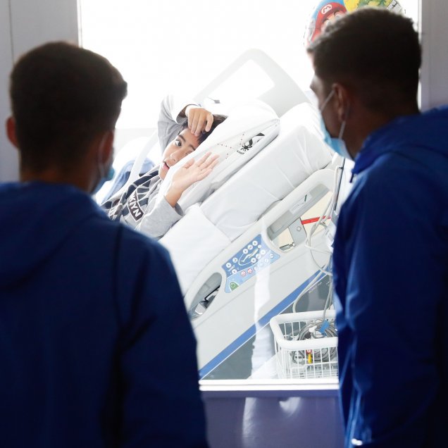 U. de Chile también visitó el Hospital de Niños “Dr. Roberto del Río”