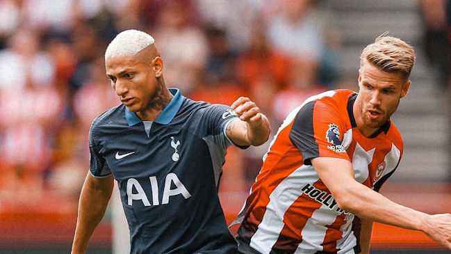 Tottenham extrañó a Harry Kane en vibrante empate contra Brentford en la Premier League