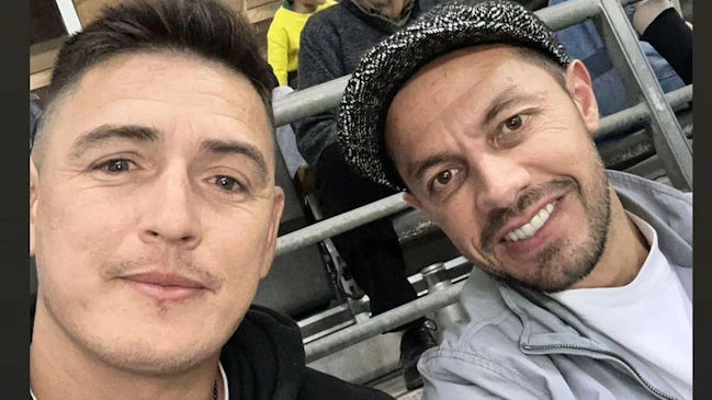 Nostalgia para los hinchas azules: Marcelo Díaz se reencontró con Matías Rodríguez
