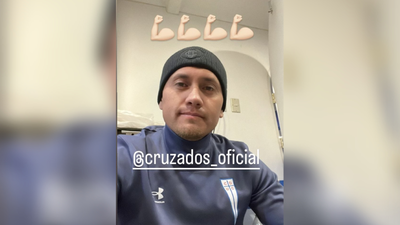 Nicolás Castillo tuvo su primer día de entrenamiento en su regreso a la UC