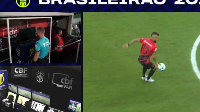 ¿Hubo mano? El golazo de Arturo Vidal que fue anulado con polémica por el VAR en Brasil