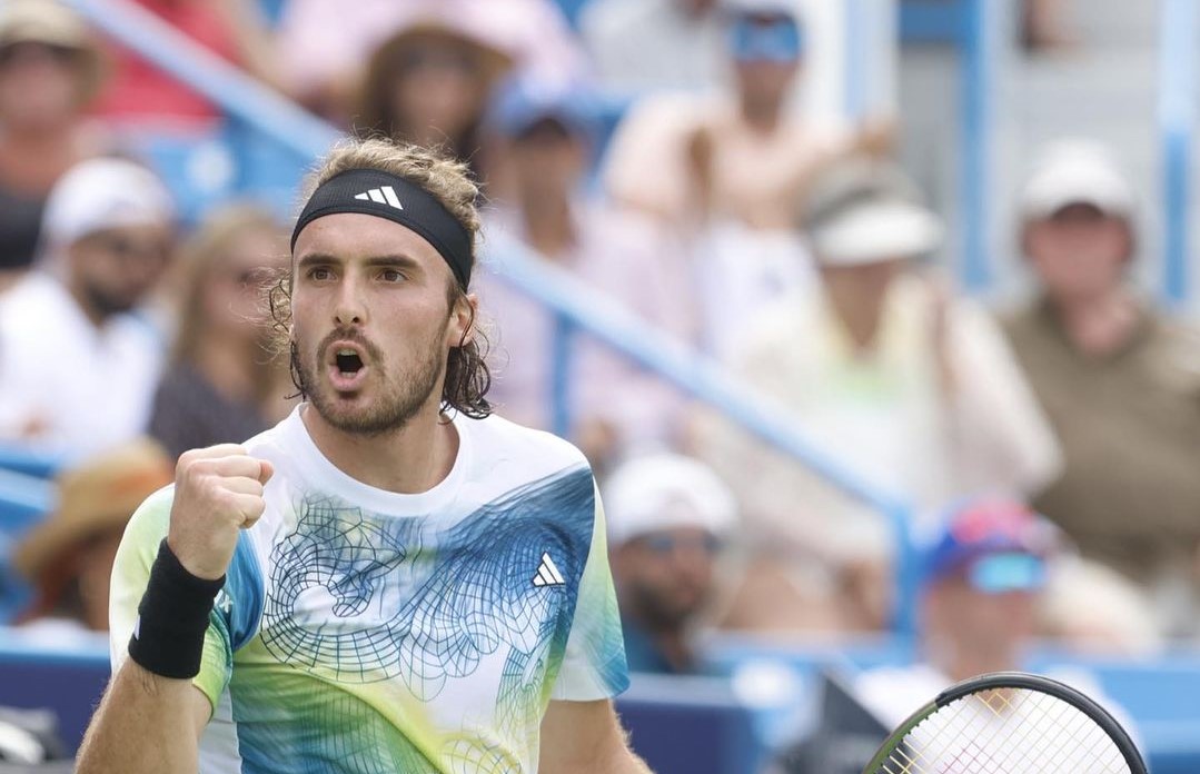 Stefanos Tsitsipas se estrenó en el Masters de Cincinnati con triunfo ante Ben Shelton
