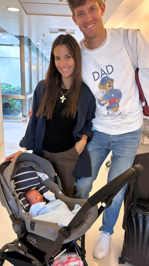 Nicolás Jarry y su esposa presentaron a su segundo hijo Santiago