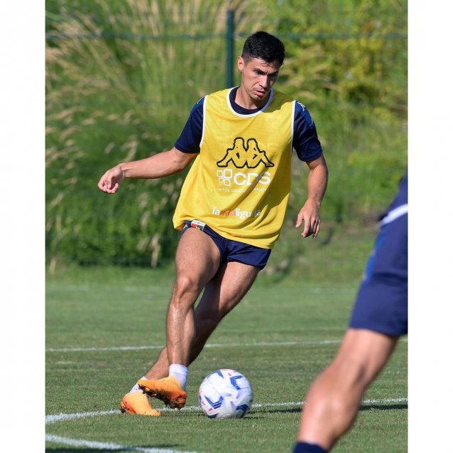 Pablo Galdames volvió a entrenar con Genoa: Listo para lo que viene