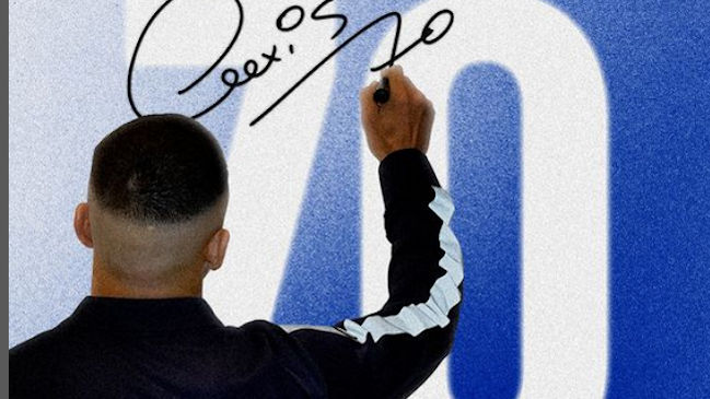 Repetirá el que usó en Marsella: Alexis Sánchez tendrá el dorsal 70 en Inter de Milán