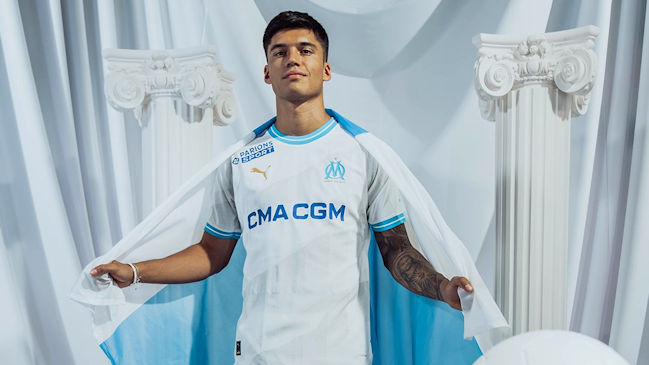 Joaquín Correa fue anunciado como nuevo fichaje de Olympique de Marsella