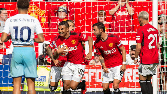 M. United protagonizó frenética remontada sobre Nottingham gracias a Casemiro, Eriksen y Fernandes