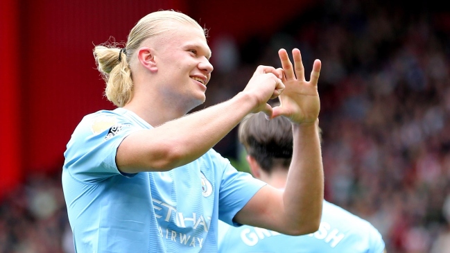 Erling Haaland se redimió y puso en ventaja a Manchester City contra Sheffield