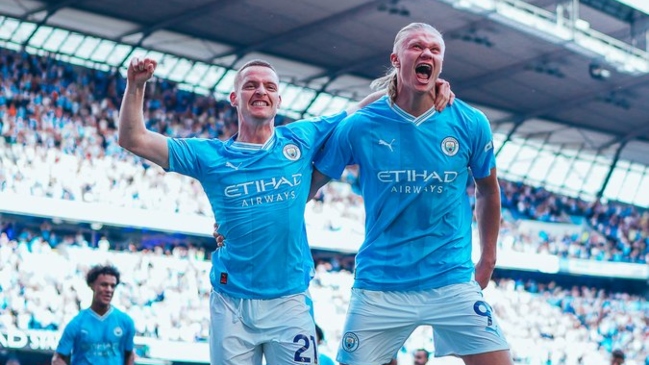 Erling Haaland vivió una jornada de ensueño en Manchester City