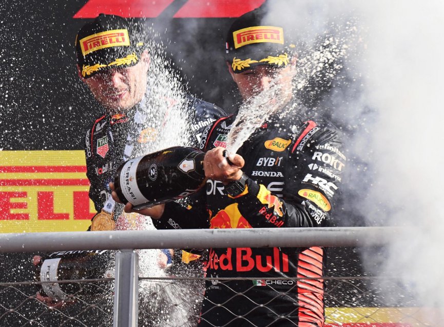 Fórmula 1: Red Bull logró “un-dos” en Monza en una histórica jornada de Verstappen