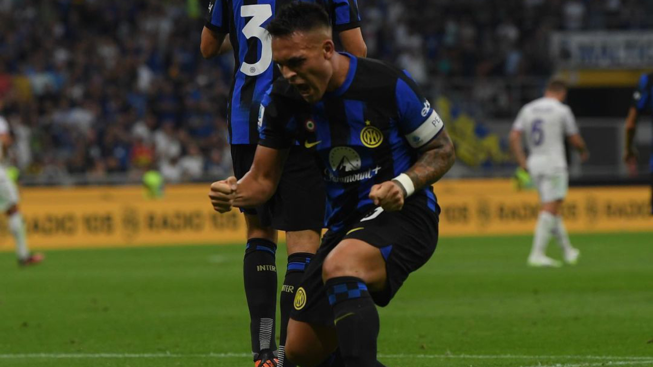 Lautaro Martínez brilló con doblete en goleada de Inter sobre Fiorentina