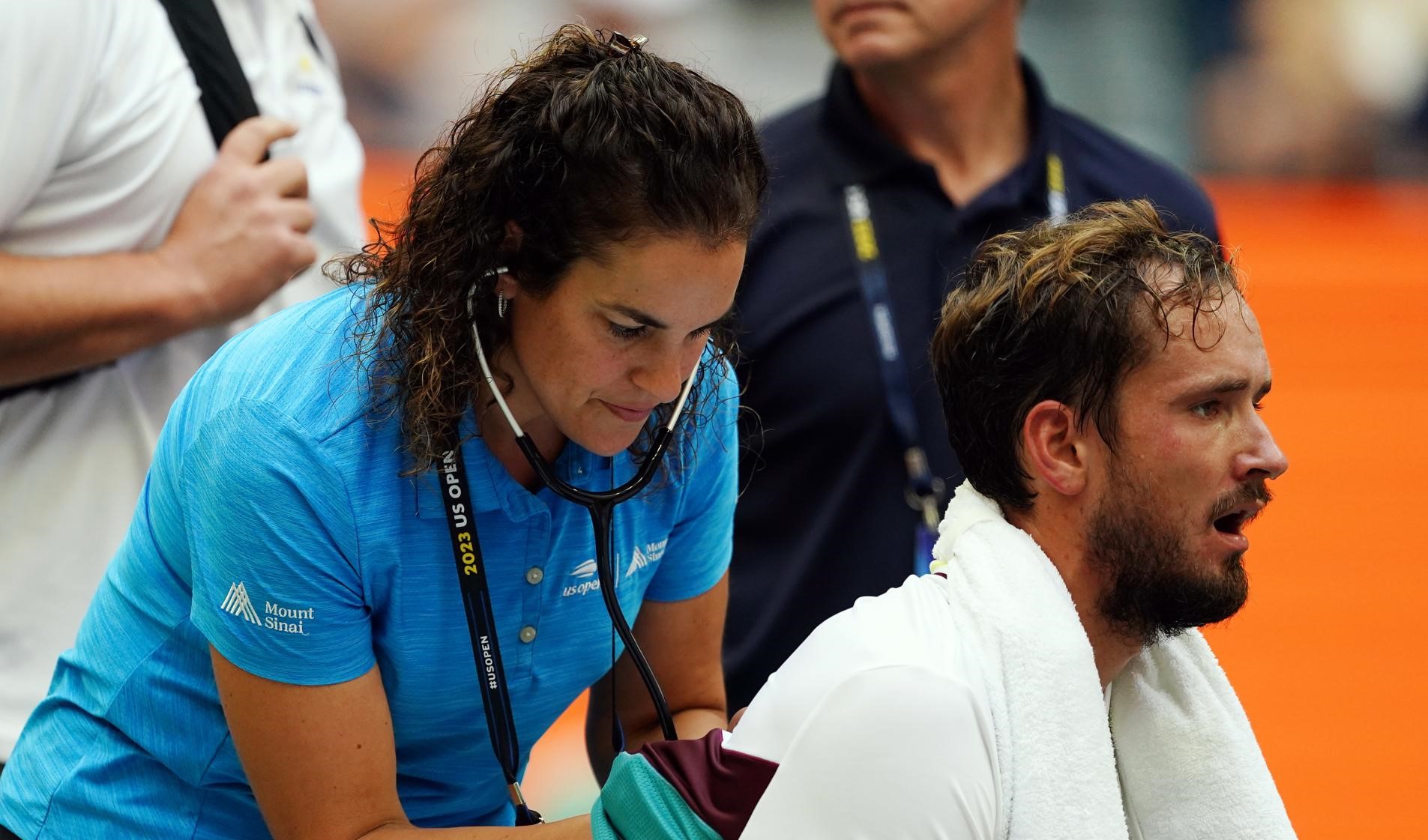 Medvedev se quejó del duro calor en el US Open: “Un jugador va a morir y lo verán”