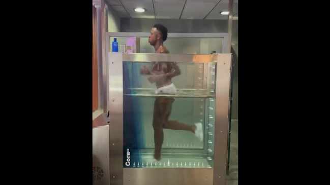 Vinicius Jr mostró progresos en su recuperación por un desgarro